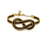 Black Infinity Bracelet - ART'E D TERRA